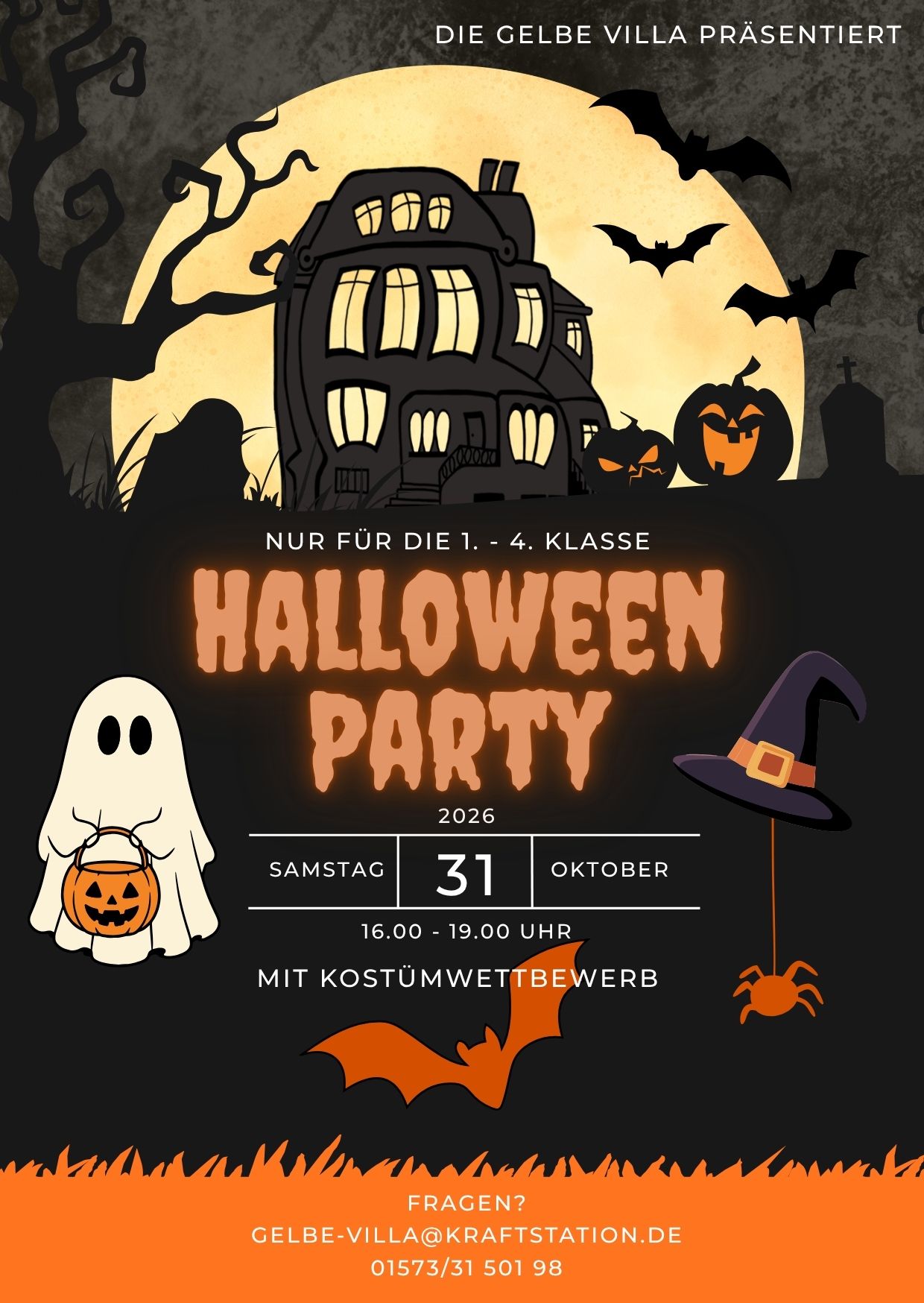 Halloween Party für Grundschulkinder